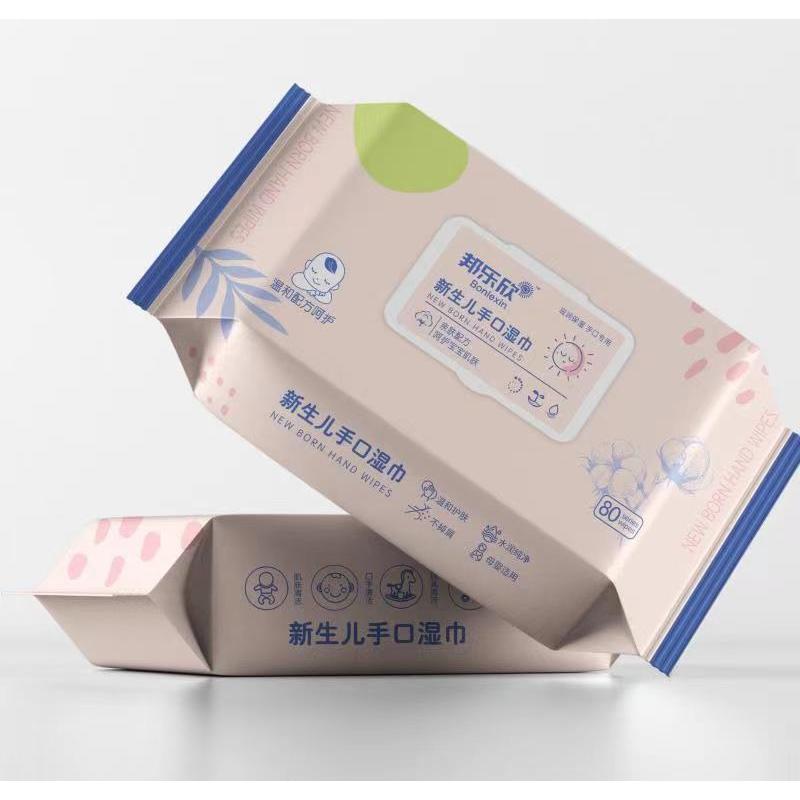 嬰兒濕巾帶蓋手口無香潔膚OEM代加工