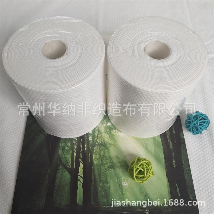 廠家批發(fā)定制一次性洗臉巾柔巾卷濕巾機(jī)伴侶餐飲酒店毛巾120克6米OEM代加工