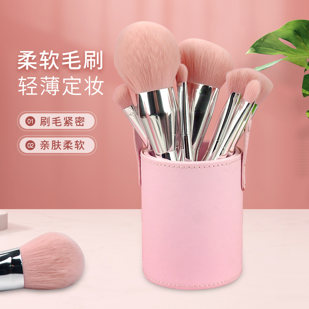 化妝刷套裝 12支裝軟毛圓頭大號散粉刷全套美妝工具OEM代加工