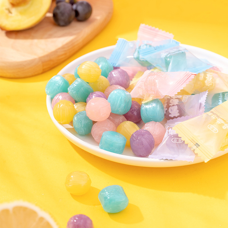 白桃葡萄檸檬薄荷水果硬糖果oem代工