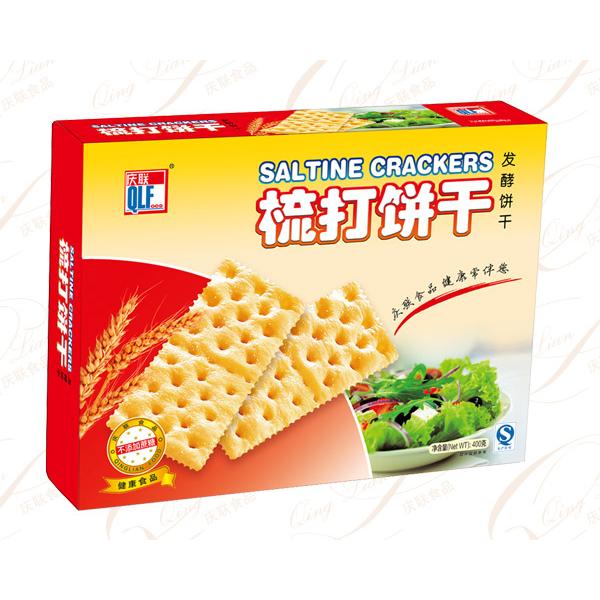 400g慶聯(lián)梳打餅干（原味）紙OEM代加工