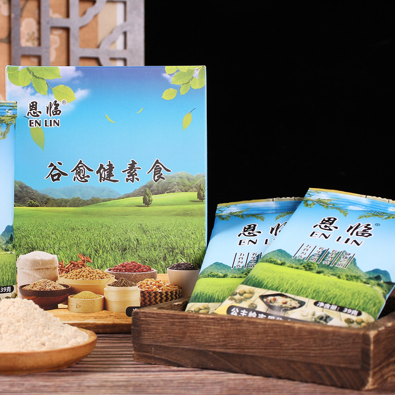 袋裝批發(fā)谷愈建素食300g五谷雜糧代餐粉膳食纖維養(yǎng)胃五谷代餐粉OEM代加工