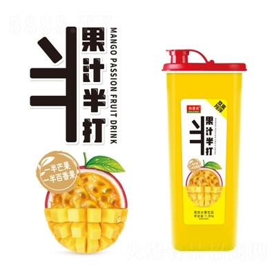 格蕾美半打復合果汁飲料1.5千克芒果汁百香果汁OEM代加工