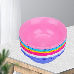 美容院洗臉盆大小號(hào)彩色耐壓結(jié)實(shí)牢固花邊洗臉盆批發(fā)PP不透明加厚