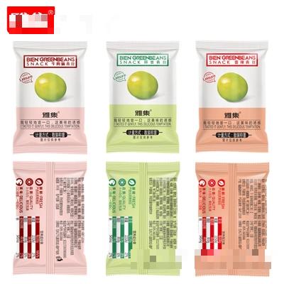 雅集香辣+蒜香+牛肉味青豆散稱新鮮采摘豌豆零食小吃休閑食品