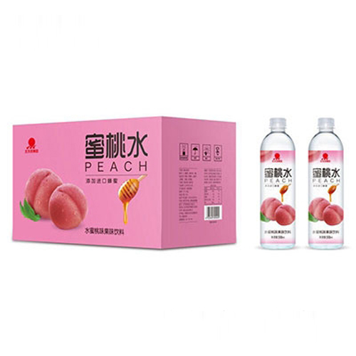 北大荒集團蜜桃水水蜜桃味果味飲料510mlx24瓶.jpg