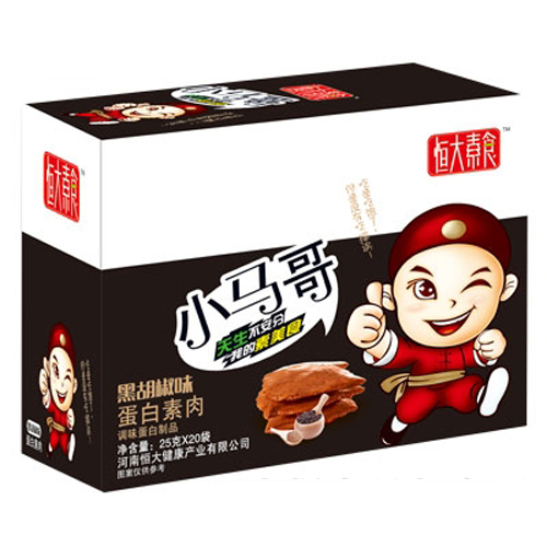 恒大素食小馬哥黑胡椒味蛋白素肉25gx20袋.jpg