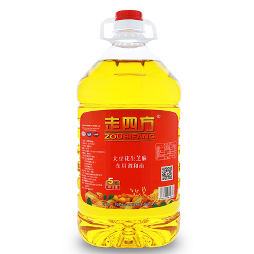 走四方大豆花生芝麻食用調(diào)和油5L.jpg