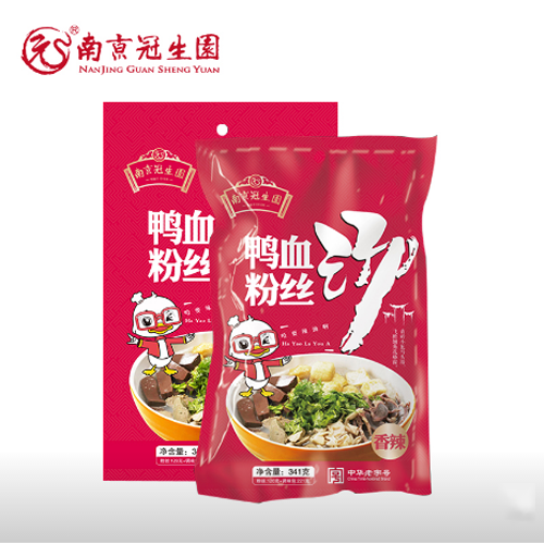 南京冠生園鴨血粉絲湯鴨心鴨肝鴨腸鴨胗自熱方便速食.png