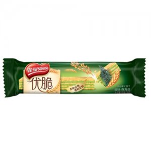 雀巢優(yōu)脆滋味真海苔麥谷威化餅干