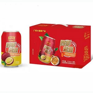 王老吉四季能量百香果維生素果味飲料310mlx12