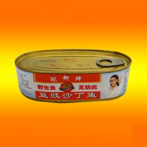 冠御227g豆豉馬口鐵豆鼓沙丁魚