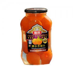 奧勝768g糖水杏罐頭