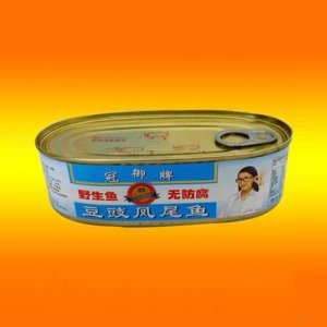 冠御227g豆豉馬口鐵豆鼓鳳尾魚