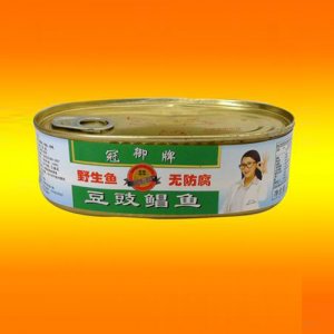 冠御227g馬口鐵豆鼓鯧魚