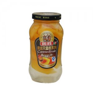 奧勝糖水黃桃罐頭258g