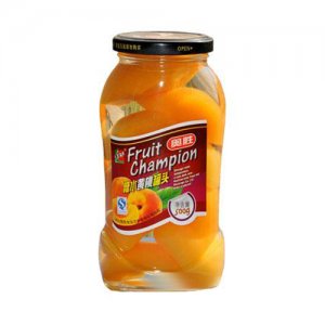 奧勝糖水黃桃罐頭500g