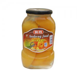 奧勝糖水黃桃罐頭830g