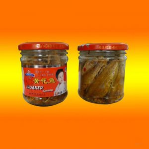 圣暉227g香辣、五香黃花魚