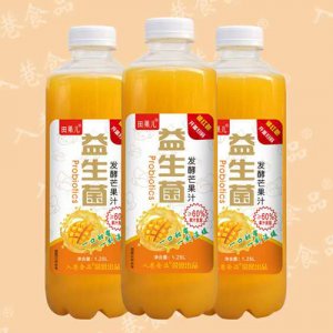 入巷田果兒益生菌發(fā)酵芒果汁瓶裝