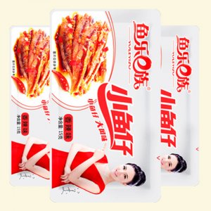 魚樂e族小魚仔香辣15g