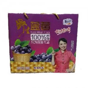 酷田野生藍(lán)莓果味飲料手提