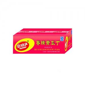 紅日子香辣黃瓜丁醬腌菜箱裝