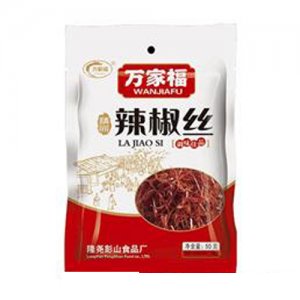 萬家福辣椒絲調味50克