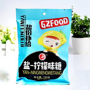 港洲鹽檸檬味糖150g