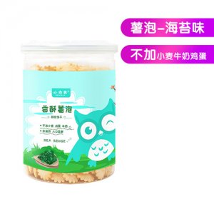小乖家香酥薯泡餅干海苔味 108g