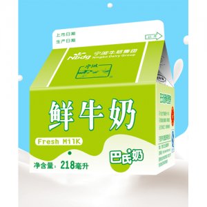 涌?jī)?yōu)218ml 鮮牛奶